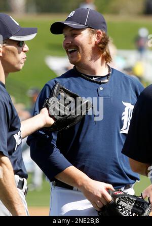 March 5, 2010: Pitcher Phil Coke of the Detroit Tigers during a Spring  Training game at Joker Marchant Stadium in Lakeland, FL. (Mike Janes/Four  Seam Images via AP Images Stock Photo - Alamy