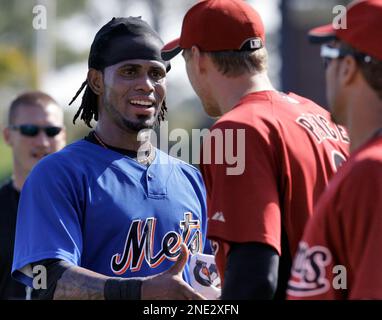 Phillies OF Shane Victorino on Friday May 23rd at Minute Maid Park in  Houston, Texas. (Andrew Woolley/Four Seam Images via AP Images Stock Photo  - Alamy