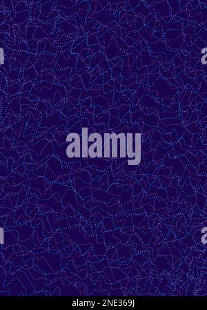 Minimal cover design template. Modern brochure layout. Rainbow vibrant halftone gradients on dark blue background. Rare trendy abstract cover design. Stock Vector