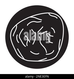 Tourmaline color line icon. Precious stones. Pictogram for web page, mobile app, promo. Stock Vector
