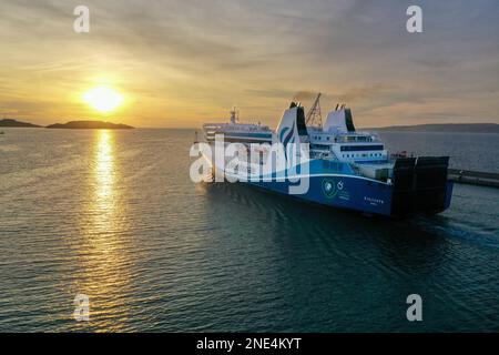 Gilles Bader / Le Pictorium -  Possible takeover of La Meridionale by CMA CGM -  15/2/2023  -  France / BDR / Marseille  -  Possible takeover of La Meridionale by CMA CGM, the shipping company is in the sights of charterer CMA CGM Stock Photo