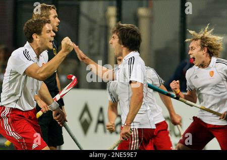 From left England s Richard Smith Adam Dixon and Richard