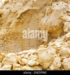 Abstract view of yellow sand Stock Photo