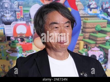 Nintendo Creative Fellow, Shigeru Miyamoto at the Universal Studios