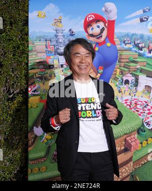 Nintendo Creative Fellow, Shigeru Miyamoto at the Universal Studios