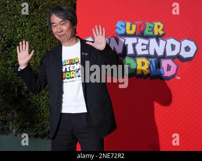 Nintendo Creative Fellow, Shigeru Miyamoto at the Universal Studios