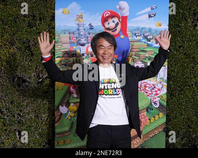 Nintendo Creative Fellow, Shigeru Miyamoto at the Universal Studios