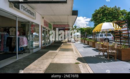 Grafton, New South Wales, Australia - Town centre shopping street Stock Photo
