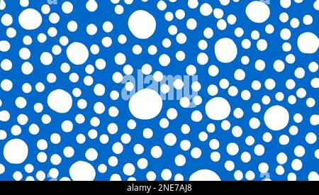 blue white winter abstract pattern Stock Vector