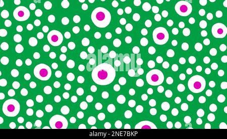 naive style ecological abstract pattern Stock Vector