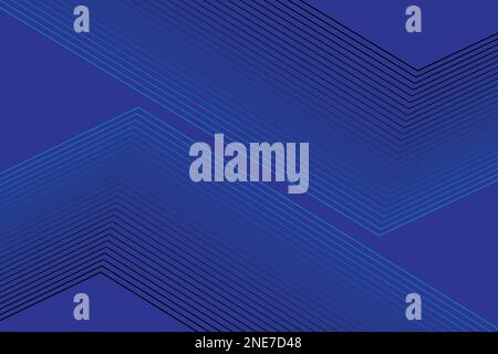 Blue vector cover with straight stripes. Glitter abstract illustration with colored sticks. Stock Vector