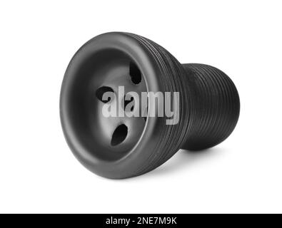 Empty hookah bowl for tobacco isolated on white Stock Photo