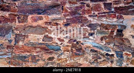 Natural Stone Wall Textured Background Stock Photo