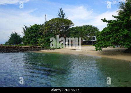 Anyer Beach at Mambruk Hotel and Resort, Anyer, Banten, Indonesia Stock Photo