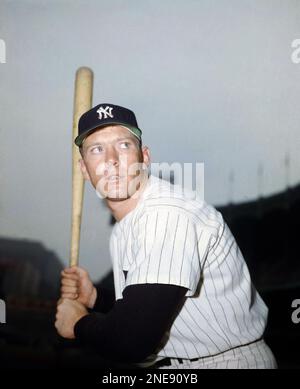 New York Yankee outfielder Mickey Mantle circa 1967. (Tony Tomsic via AP  Stock Photo - Alamy