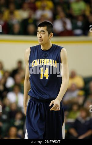 California's Max Zhang (14), of China, walks back to his bench