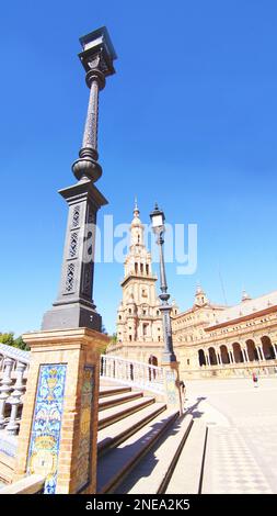 Panoramic of Seville, Andalusia, Spain, Europe Stock Photo