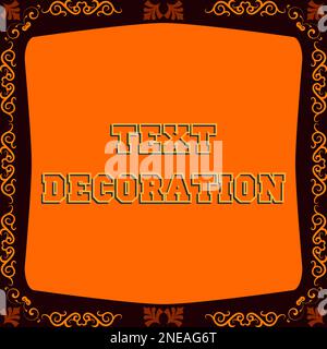 Colorful, vintage, decorative frame for text. The frame consists of elements of Asian and Latin American patterns. In the frame, an invitation to a we Stock Vector