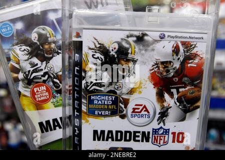 Wii and PlayStation 3 versions of Madden NFL 10, an Electronic