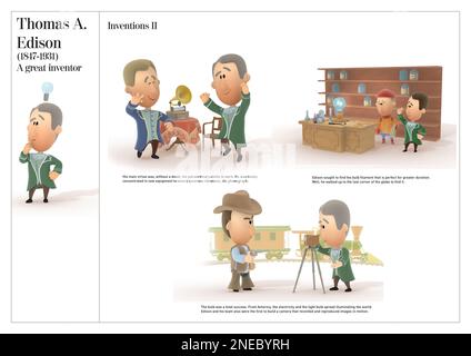 Thomas Alba Edison 1847-1931', 1934. Artist: Unknown Stock Photo 