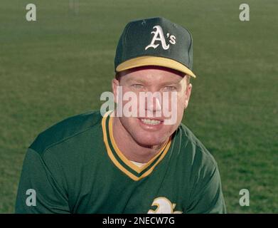 Oakland A's Mark McGwire(25) in action during a game from his 1988