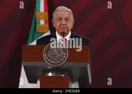 February 15, 2023, Mexico City, Mexico: Víctor Gonzalez attends the  official release of the Telenovela Amor Invisible at Televisa San Angel. on  February 15, 2023 in Mexico City, Mexico. (Photo by Jorge