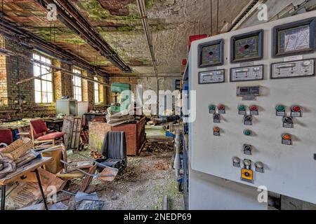 Industry Lost Places Abandoned Workshop Workshop Stock Photo