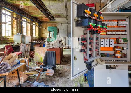 Industry Lost Places Abandoned Workshop Workshop Stock Photo