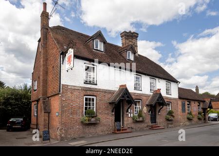 FLETCHING, EAST SUSSEX/UK - JULY 17 : View of the Griffin Public House in Fletching East Sussex on July 17, 2020 Stock Photo