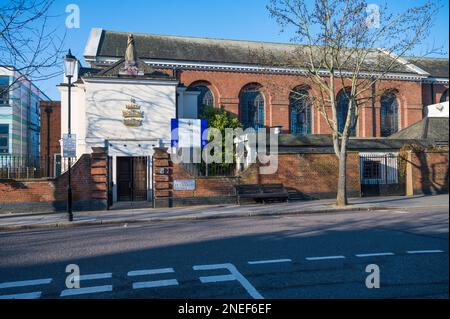 St Pius X Roman Catholic Church in St Charles Square, London W10, England, UK Stock Photo