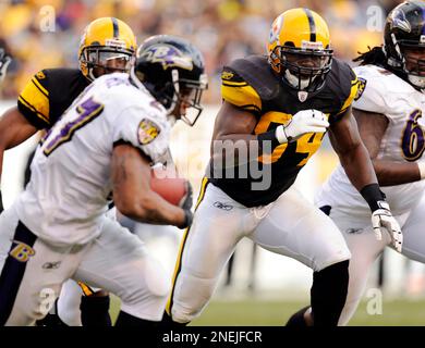 Pittsburgh Steelers linebacker Lawrence Timmons (94) tackles