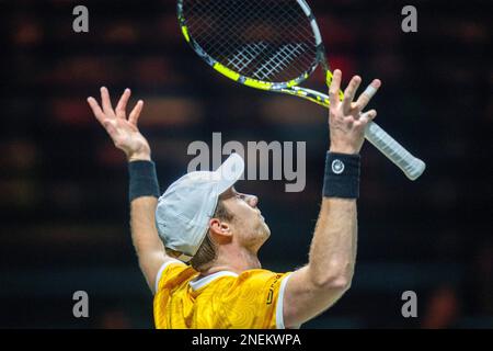 ROTTERDAM, NETHERLANDS FEBRUARY 15 Botic van de Zandschulp of the