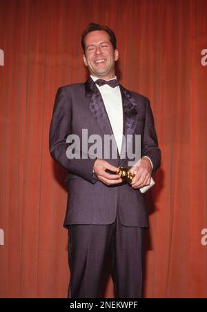 **FILE PHOTO** Bruce Willis' Family Announce Dementia Diagnosis. Bruce Willis at The 44th Annual Golden Globe Awards. January 31, 1987. Credit: Ralph Dominguez/MediaPunch Stock Photo