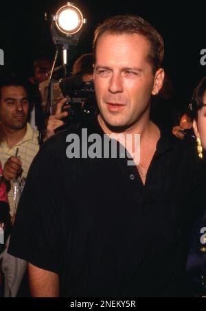 **FILE PHOTO** Bruce Willis' Family Announce Dementia Diagnosis. Bruce Willis at the In Country Premiere on September 14, 1989 at the Academy Theatre in Beverly Hills, California Credit: Ralph Dominguez/MediaPunch Stock Photo