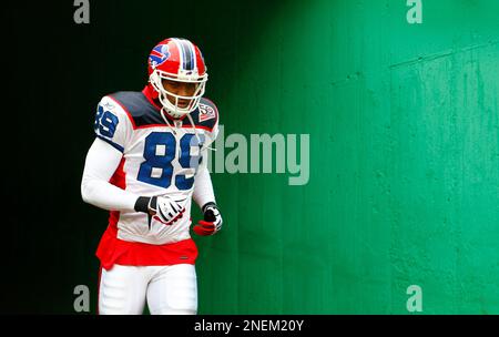 Buffalo Bills tight end Shawn Nelson (#89) during a minicamp event at Ralph  Wilson Stadium in Orchard Park, New York. (Credit Image: © Mark  Konezny/Southcreek Global/ZUMApress.com Stock Photo - Alamy