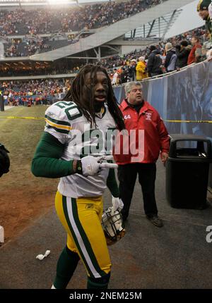 Green Bay Packers safety Atari Bigby, left, breaks up a pass intended for  New York Giants tight end Jeremy Shockey during second-quarter NFL football  Sunday, Sept. 16, 2007, at Giants Stadium in