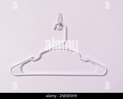 Plastic coat hanger Stock Photo