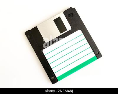 Floppy disk isolated on white background Stock Photo