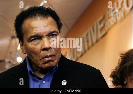 Former heavyweight boxing champion Muhammad Ali tours the new