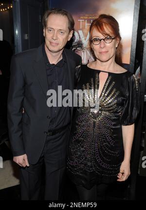 Steve Buscemi and wife attend the premiere of