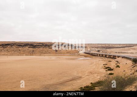 Morocco, Western Sahara, surrounding of Laayoune Stock Photo