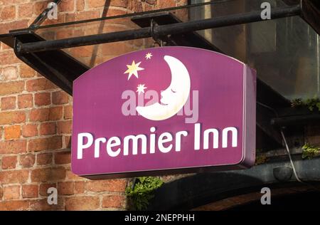 Premier Inn at Royal Albert Dock in Liverpool Stock Photo