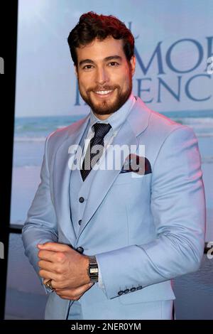 MEXICO CITY, MEXICO - FEBRUARY 15: Danilo Carrera, during the premiere of the telenovela 'El Amor Invencible' at Foro 15 of Televisa San Ángel on February 15, 2023 in Mexico City, Mexico. (Photo by Francisco Morales/DAMMPHOTO) Stock Photo