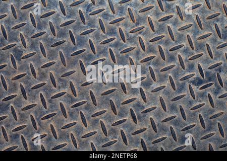 rusty metal plate pattern background Stock Photo