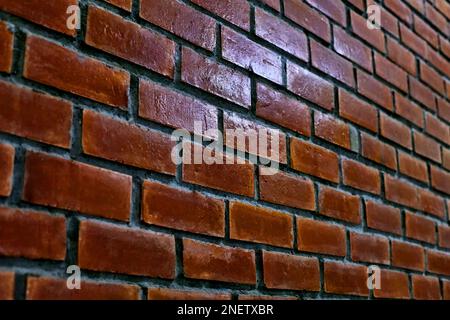 The red brick wall background Stock Photo