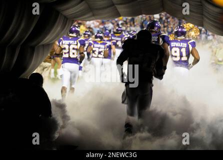 Minnesota Vikings linebacker William Kwenkeu (47) plays against the Denver  Broncos during an NFL preseason football game, Saturday, Aug. 27, 2022, in  Denver. (AP Photo/Jack Dempsey Stock Photo - Alamy