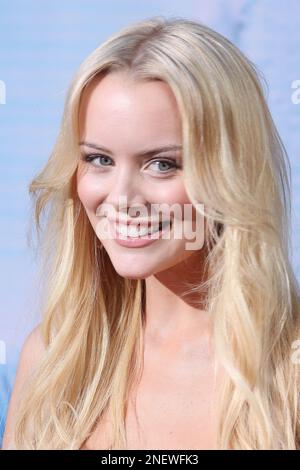 "Helena Mattsson attends the world premiere of ""Iron Man 2"" held at
