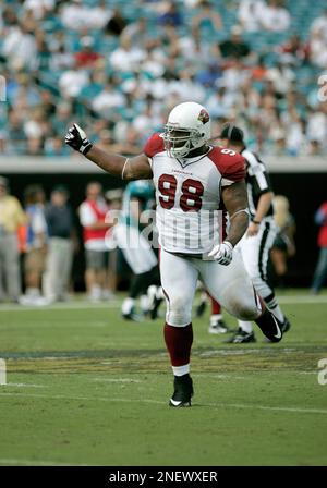 Arizona Cardinals defensive tackle Gabe Watson against the Houston Texans  during the third quarter of an NFL preseason football game on Saturday,  Aug. 14, 2010 in Glendale, Ariz. (AP Photo/Rick Scuteri Stock