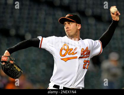 Baltimore Orioles pitcher Mark Hendrickson 27 during a Spring