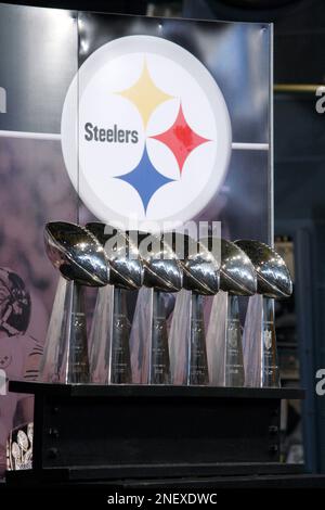 Pittsburgh Steelers Full-Size Replica Lombardi Trophy (w/Four